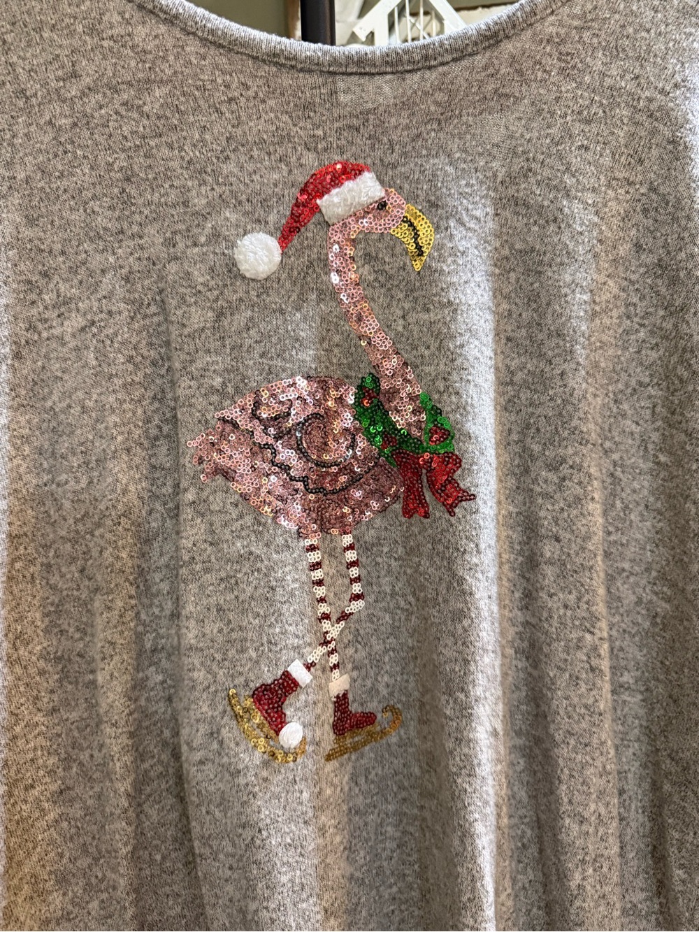 Christmas flamingo shirt - Picture 2 of 4